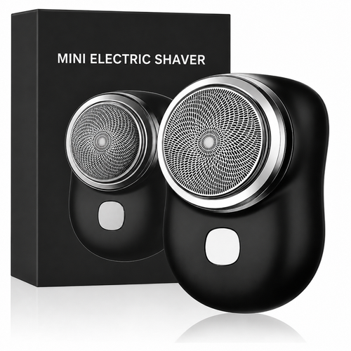 Mini Electric Shaver for Men – USB Rechargeable Portable Pocket Razor | Wet & Dry Travel Beard Trimmer